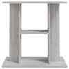 vidaXL Aquarium Stand Grey Sonoma 60x30x60 cm Engineered Wood