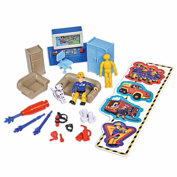 Fireman Sam Fire Station Playset Multicolour