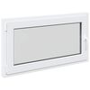 vidaXL Tilt & Turn Basement Window RISOR 110 x 60 cm PVC and Glass