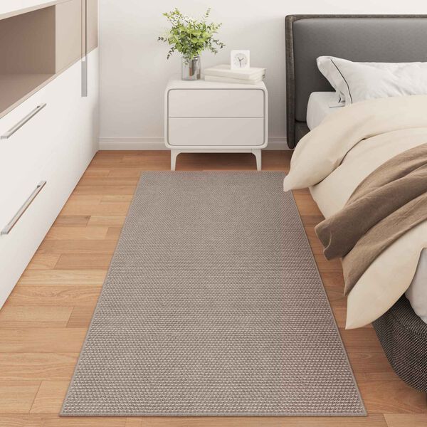 vidaXL Area Rugs Rectangular LUGO Taupe 150 x 80 cm Polyester