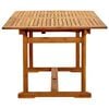vidaXL 7 Piece Garden Dining Set Solid Wood Acacia and Textilene