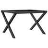 vidaXL Coffee Table Legs X-Frame 50x40x38 cm Steel