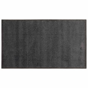 vidaXL Doormat Light Grey 400 x 120 cm 100% Polyamide