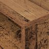 vidaXL End Table Old Wood 30.5 x 30 x 45 cm Engineered Wood
