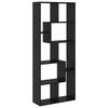 vidaXL Book Cabinet Black Oak 67 x 25 x 162 cm Engineered Wood