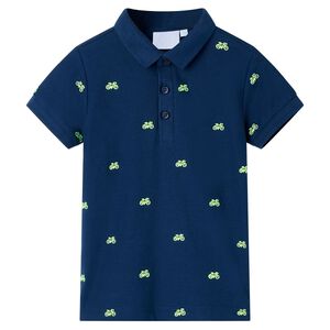 vidaXL Kids' Polo Shirt&nbsp;Navy 92