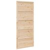 vidaXL Barn Door 90 x 2.5 x 208 cm Solid Pine Wood Natural