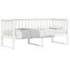 vidaXL Day Bed without Mattress White 90x200 cm Solid Wood Pine