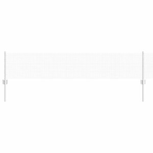 vidaXL Welded Wire Fence with Posts 100 x 0.4 m Galvanised Steel Mesh