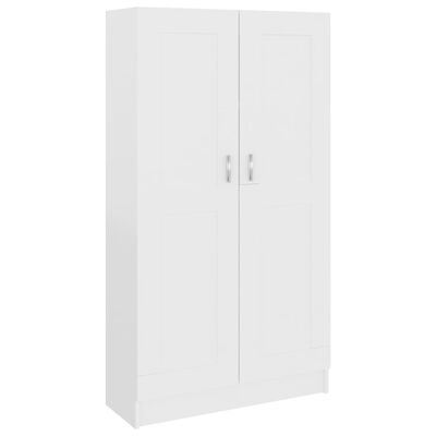 vidaXL Book Cabinet White 82.5x30.5x150 cm Engineered Wood
