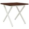 vidaXL Live Edge Dining Table 60 x 55 x 75 cm Solid Acacia Wood