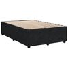 vidaXL Bed Frame without Mattress Black 120x190 cm Small Double Velvet