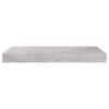 vidaXL Floating Wall Shelf Concrete Grey 50x23x3.8 cm MDF