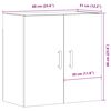 vidaXL Wall Cabinet Old Wood 60x31x60 cm Engineered Wood