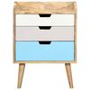 vidaXL Bedside Cabinet 47x35x63 cm Solid Mango Wood