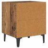 vidaXL Bed Cabinet 2 pcs Old Wood 40 x 35 x 47.5 cm Engineered Wood