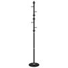 vidaXL Coat Stand Black 176 cm Powder-coated Iron