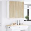 vidaXL Hanging Cabinet Sonoma Oak 80 x 31 x 80 cm Engineered Wood