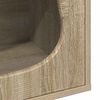 vidaXL Cat House Sonoma 42.5 x 40 x 53.5 cm Engineered Wood