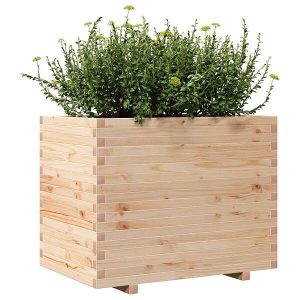 vidaXL Garden Planter 90x60x72 cm Solid Wood Pine