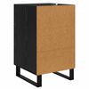 vidaXL Bedside Cabinet Black Oak 40 x 40 x 66 cm Engineered Wood