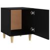vidaXL Bedside Cabinets 2 pcs Black Engineered Wood