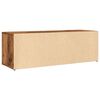 vidaXL Shoe Storage Bench Old Wood 105x35x35 cm Engineered Wood