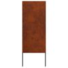 vidaXL Garden Privacy Screen Rusty 50 x 140 cm Weathering steel