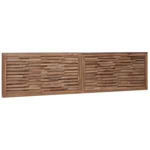 vidaXL Bed Headboard Natural Solid Teak Wood