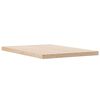 vidaXL Floor Bed Frame Natural 213.5 x 164 x 9 cm Solid Pine Wood
