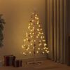 vidaXL Wooden Christmas Tree with Stand Brown 125 cm Bamboo