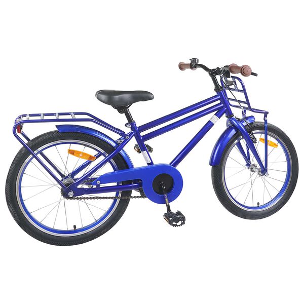 vidaXL Kids Bike 18'' for 5-7 Years Old Dark Blue
