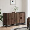 vidaXL Sideboard Brown Oak 134x35x76 cm Engineered Wood