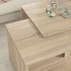 vidaXL Coffee Table Set 2 pcs Sonoma Oak Engineered Wood