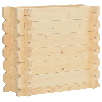 vidaXL Raised Bed 42 mm 100x50x87.8 cm Solid Spruce Wood