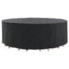 vidaXL Outdoor Furniture Cover Black 279 x 279 x 105 cm 210D fabric
