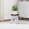 vidaXL Stool Natural 22 x 22 x 24 cm Mahogany Wood