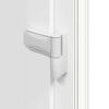 vidaXL Front Door White PVC