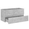 vidaXL Bathroom Furniture Set Concrete Grey Engineered Wood