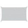 vidaXL Sun Shade Sail Light Grey and White 4,5 x 2,5 m