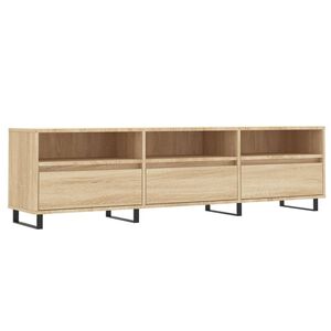 vidaXL TV Cabinet Sonoma Oak 150x30x44.5 cm Engineered Wood