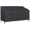 vidaXL Garden Bench Cover Black 175 x 85 x 65 / 94 cm 420D Oxford Fbric