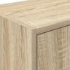 vidaXL Garage Wall Cabinet Sonoma Oak Engineered Wood