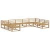 vidaXL Outdoor Sofa Set 9 pcs White 404 x 247.5 x 73 cm