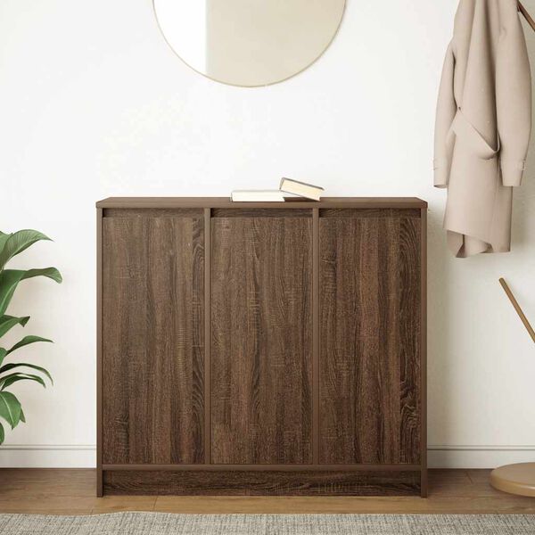 vidaXL Sideboard Brown Oak 85x34x76 cm Engineered Wood
