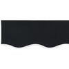 vidaXL Awning Replacement Fabric Black 400 x 350 cm Canvas
