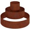 vidaXL Garden Planter Rusty 90 x 90 x 20 cm Weathering Steel