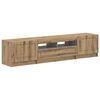 vidaXL 5 Piece LED TV Cabinet Artisan Oak Engineered Wood