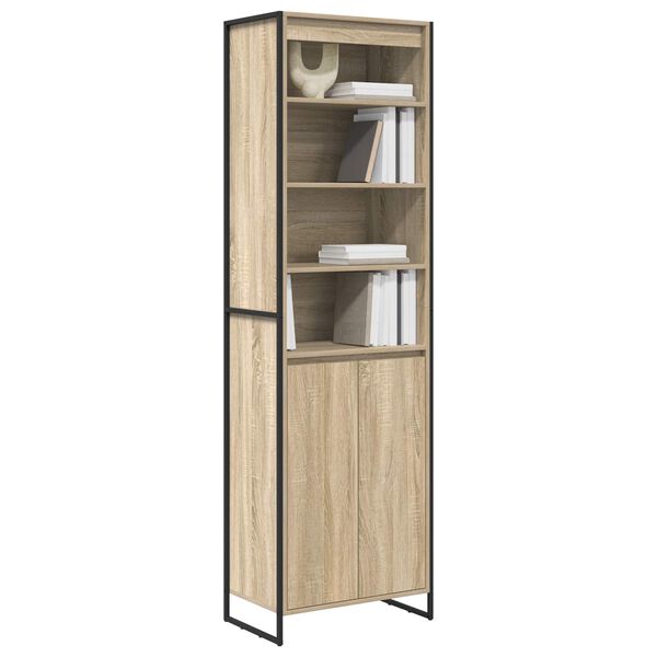 vidaXL Tall Cabinets 2 pcs Sonoma 60 x 36 x 300 cm Engineered Wood