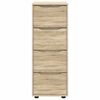 vidaXL Storage Cabinet Sonoma Oak 40 x 48 x 105 cm Engineered Wood